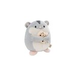 Peluche hamster shai avec biscuit
