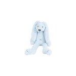 Peluche lapin richie bleu clair 28 cm