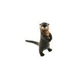 Peluche loutre dress�e 35 cm