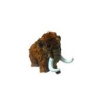 Peluche mammouth poils longs 23 cm