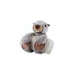 Peluche marmotte avec couvertu