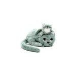 Peluche miaou le chat maman et bébé Peluche miaou le chat maman et bébé