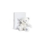 Peluche ours charms blanc 24 cm
