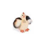 Peluche poule poulette beige 20 cm