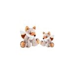 Peluche renard dani crations 16cm