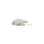 Peluche veilleuse phoque nature bio gris
