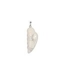 Pendentif aile d'ange en howlite