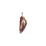 Pendentif aile d'ange en jaspe breschia