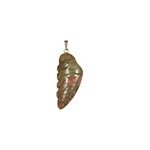 Pendentif aile d'ange en unakite