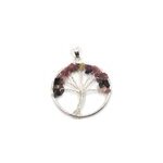 Pendentif arbre de vie en citrine