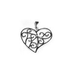 Pendentif coeur ajour
