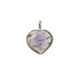 Pendentif coeur en amthyste