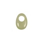Pendentif donut oval en jade de chine Pendentif donut oval en jade de chine