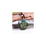 Pendentif m�ditation il horus malachite