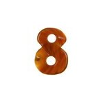 Pendentif symbole infini en cornaline
