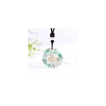 Pendentif yoga méditation fleur de lotus Pendentif yoga méditation fleur de lotus