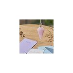 Pendule en quartz rose