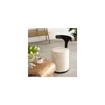 Petit fauteuil blanc en manguier adonis