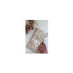 Petite bouillotte - fleurs beige