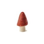 Petite lampe champignon - rouge