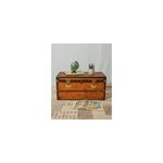 Petite malle en bois et laiton n�239