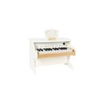 Piano en bois blanc enfant