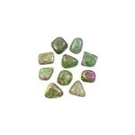 Pierre roul�e fuchsite verte rubis