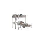 Pino blanc mezzanine 90x200 + lit simple