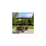 Pise parasol gris rectangle 2, 97 x 1, 91 m