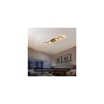 Plafonnier ring led - noir - dimmable