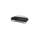 Plancha �lectrique 1900w 50. 5 x 25. 5cm noir inox