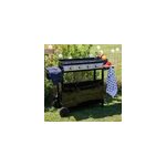 Plancha au gaz m�rida 4 br�leurs + chariot