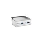 Plancha � gaz naturel en inox grill 60 x 80 x 32 cm argent�
