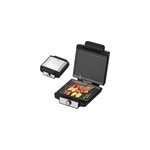 Plancha grill antiadhsive avec contrle de temprature.