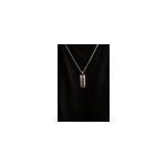 Plaque sur cha�ne sasha en acier 316l