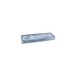 Plat apritif 3 compartiments plat  cake rsine bleu nuage