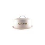 Plat  cake beige avec cloche