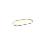 Plat ovale blanc 22cm