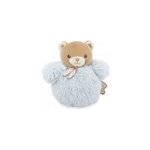 Mon pompon ours bleu - 10 cm