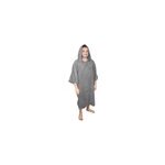 Poncho adulte , sortie de bain - gris