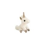 Porte - cls peluche licorne or