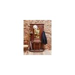 Porte - manteau en bois et marbre n�216