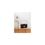 Porte - revues en bois et laiton dor� n�226