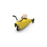 Porteur moto - jaune