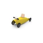 Porteur voiture - jaune