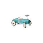 Porteur voiture vintage bleu aqua