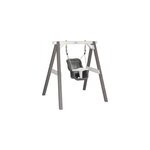 Portique, balanoire en bois gris et bl