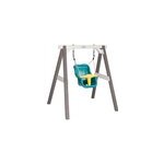 Portique en bois blanc - balanoire bb