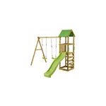 Portique bois enfant avec tobogan walli Portique bois enfant avec tobogan walli