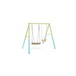 Portique pour enfants 2 agr�s balan�oire + nid d'oiseau - intex